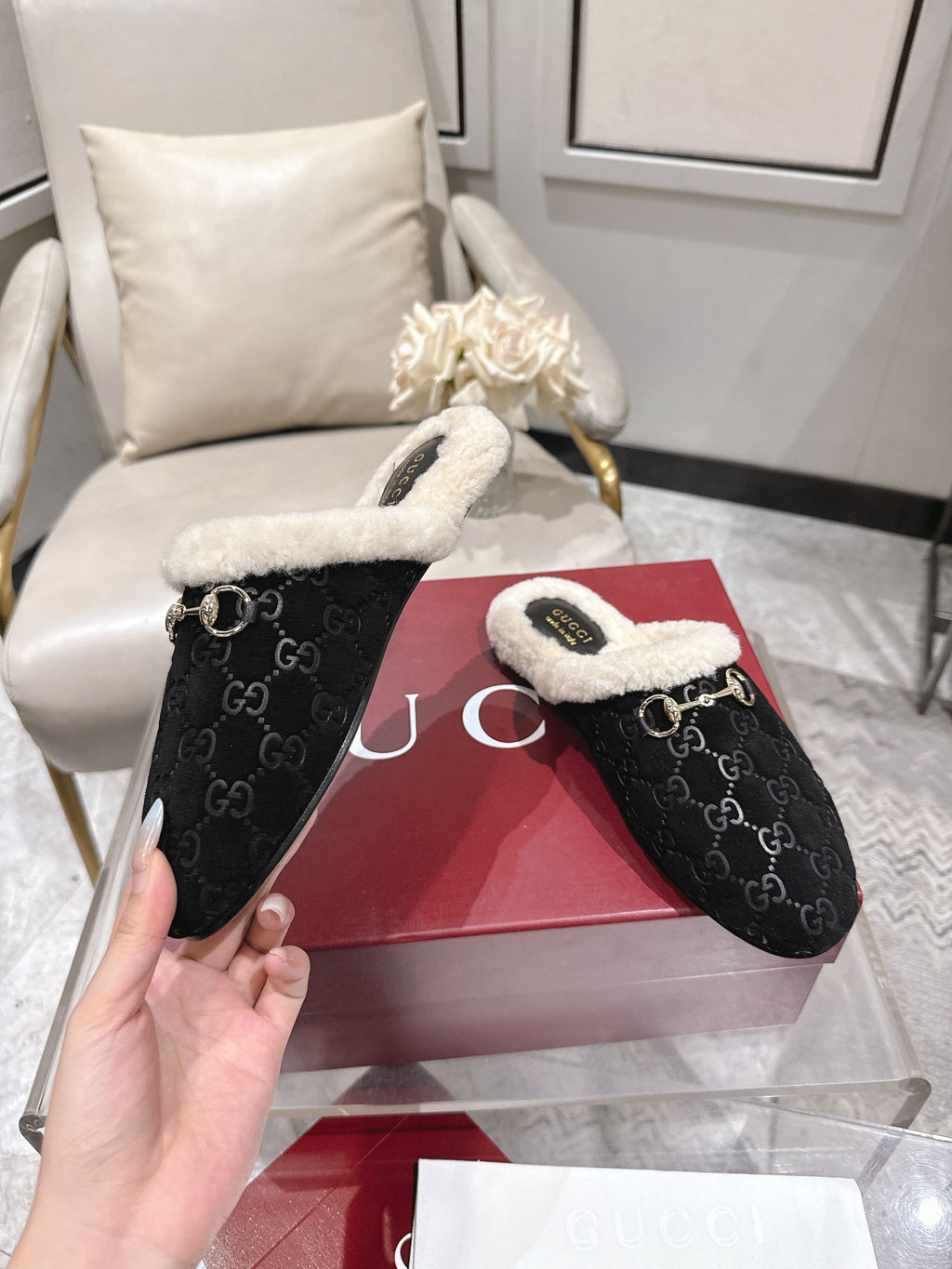 Pantuflas Gucci