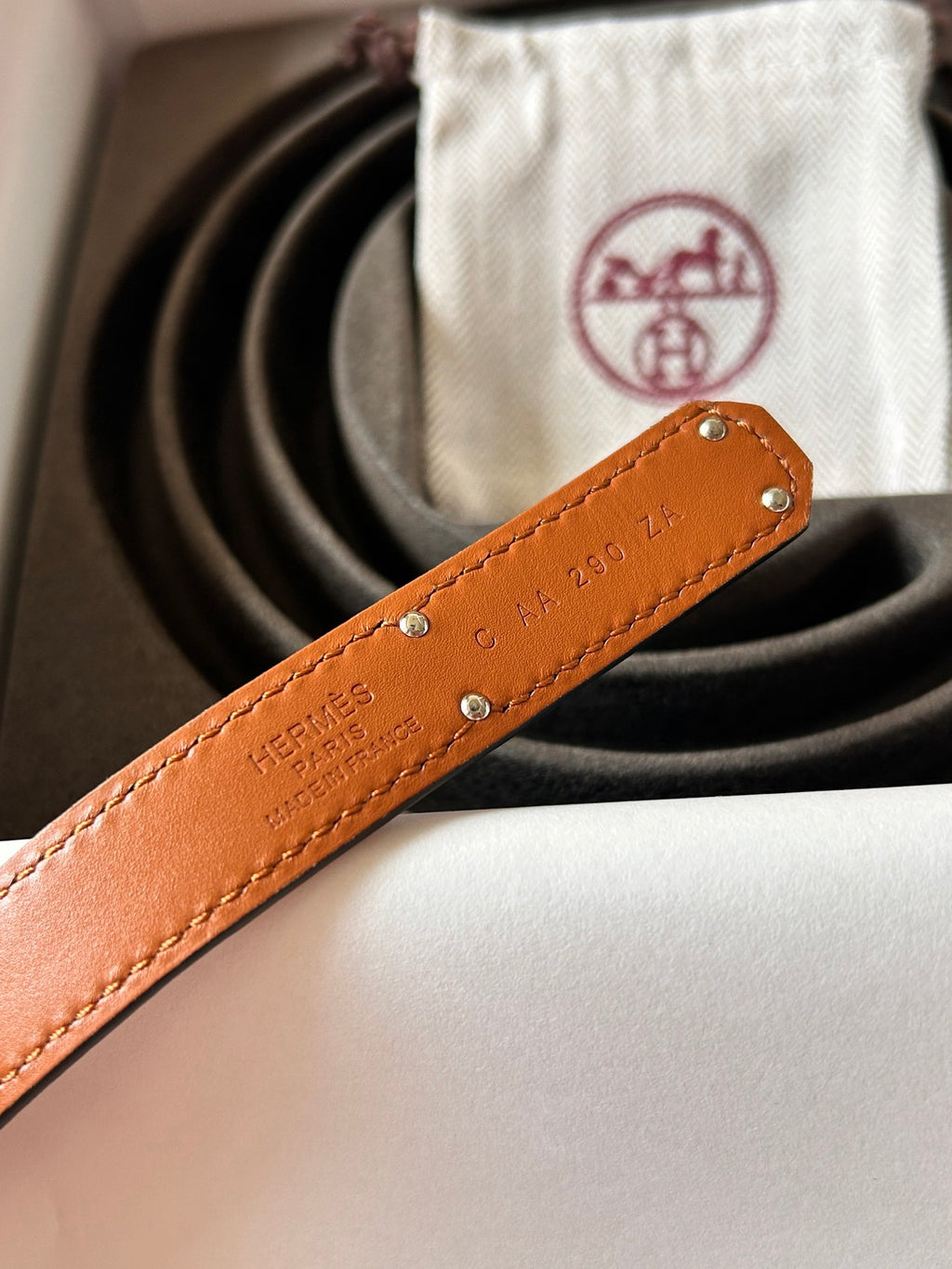 CINTURÓN HERMES KELLY 18