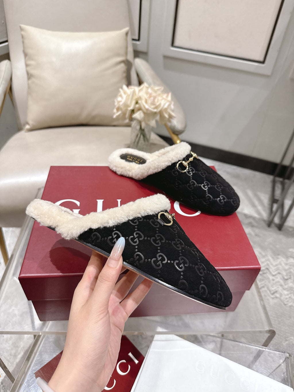 Pantuflas Gucci