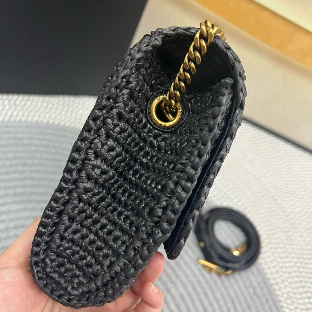 Bolso de paja YSL