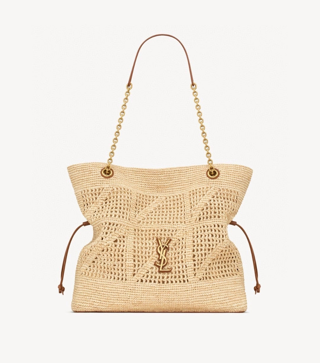 Bolso Shopper YSL Jamie de rafia