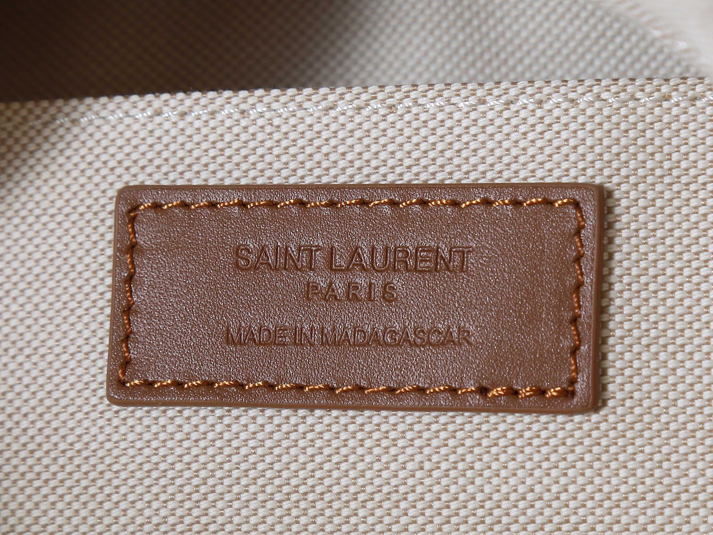 Bolso Shopper YSL Jamie de rafia