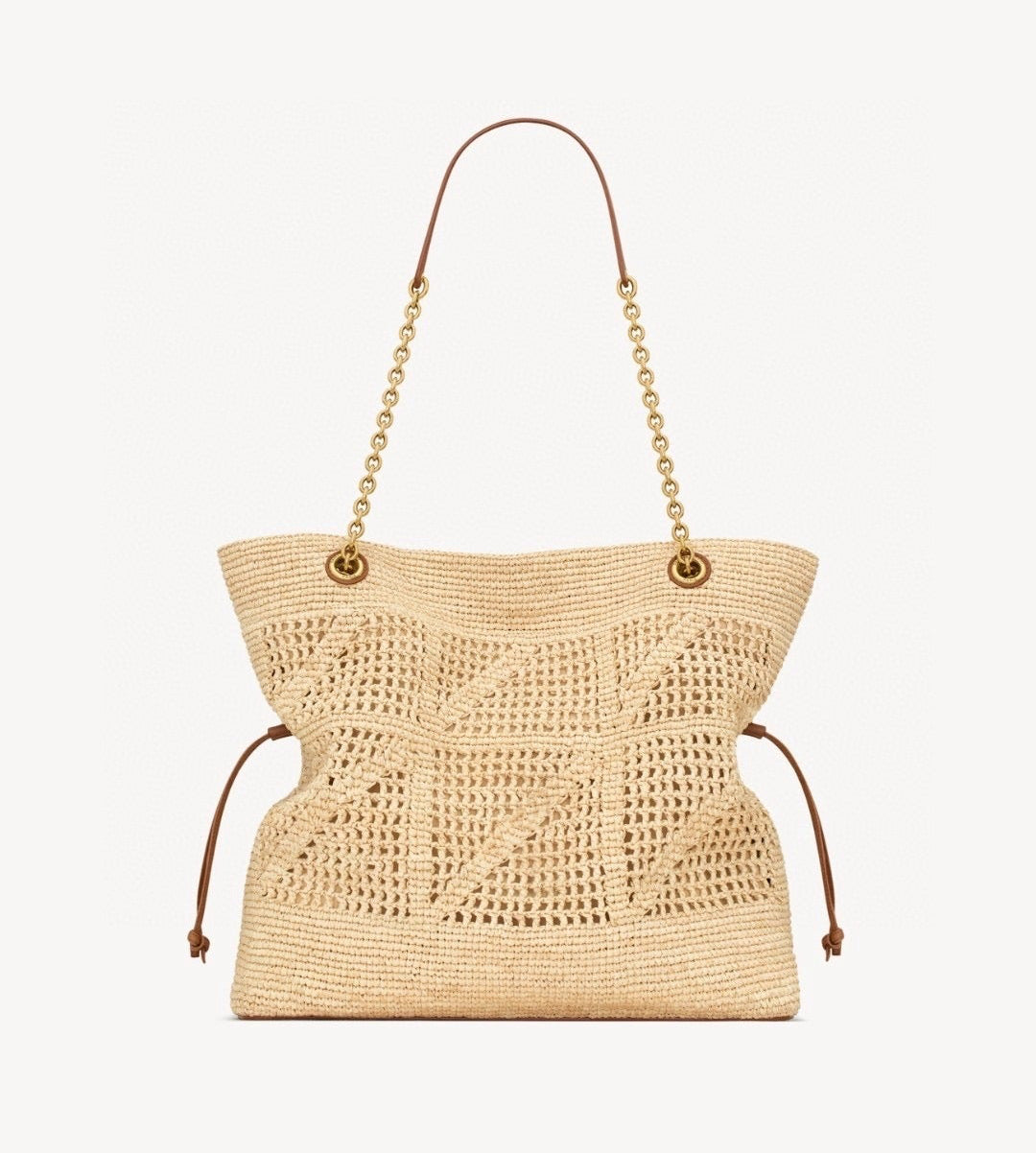 Bolso Shopper YSL Jamie de rafia