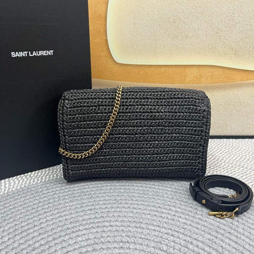 Bolso de paja YSL