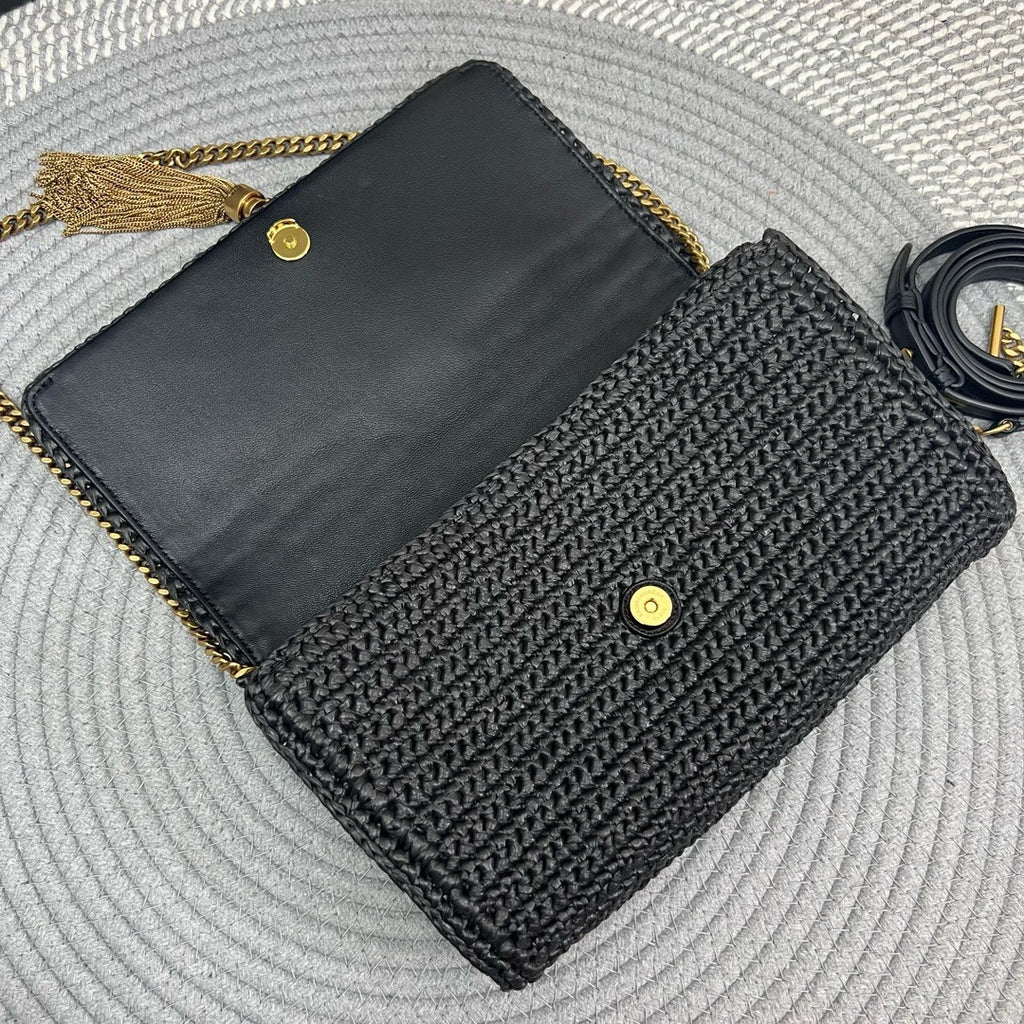 Bolso de paja YSL