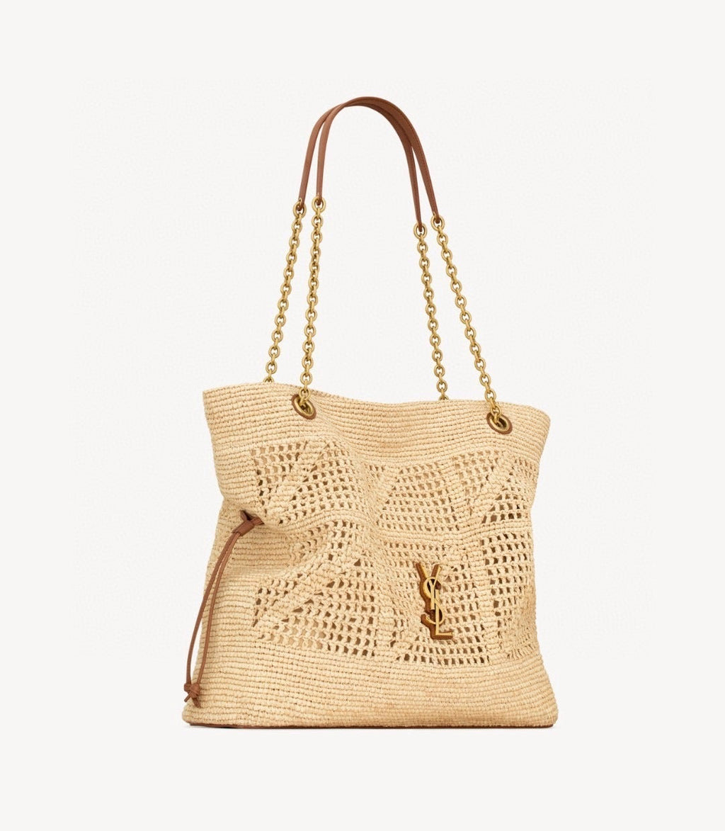 Bolso Shopper YSL Jamie de rafia